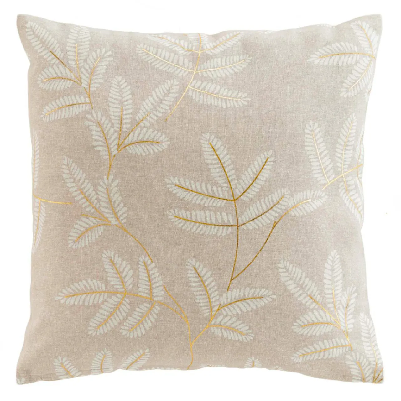 douceur d'intu017drieur Coussin carré coton (50 x 50 cm) Altea Ecru Hot