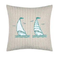STOF Coussin carré coton (45 x 45 cm) Barbade Beige Hot