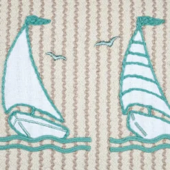 STOF Coussin carré coton (45 x 45 cm) Barbade Beige Hot