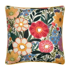 STOF Coussin carré coton (50 x 50 cm) Betty Multicolore Outlet
