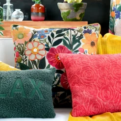 STOF Coussin carré coton (50 x 50 cm) Betty Multicolore Outlet