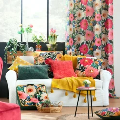 STOF Coussin carré coton (45 x 45 cm) Betty Multicolore Outlet