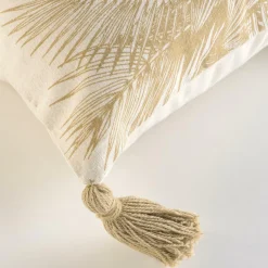 douceur d'intu017drieur Coussin carré coton (45 x 45 cm) Dune Ecru Online