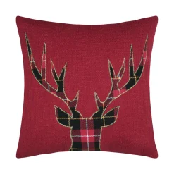 STOF Coussin carré coton (45 x 45 cm) Finna Rouge Online