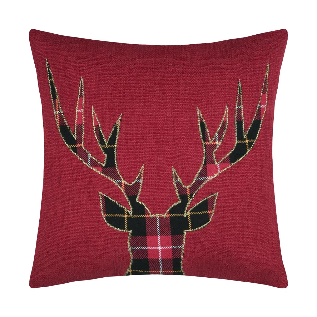 STOF Coussin carré coton (45 x 45 cm) Finna Rouge Online