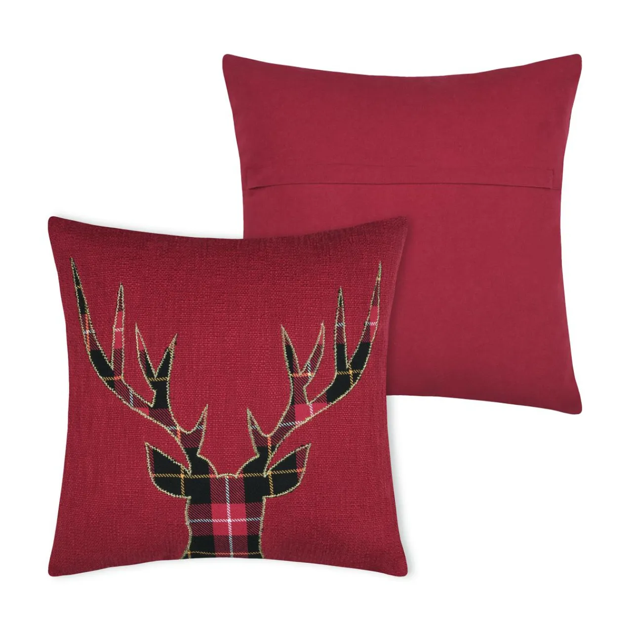 STOF Coussin carré coton (45 x 45 cm) Finna Rouge Online