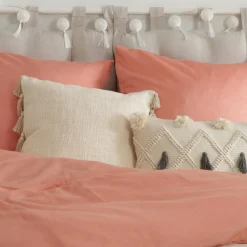 ATMOSPHERA Coussin carré coton (50 x 50 cm) Gypsy Ivoire Beige Sale