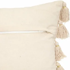 ATMOSPHERA Coussin carré coton (50 x 50 cm) Gypsy Ivoire Beige Sale