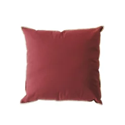 ENJOY HOME Coussin carré coton (40 x 40 cm) Harmony grenat Rouge Discount