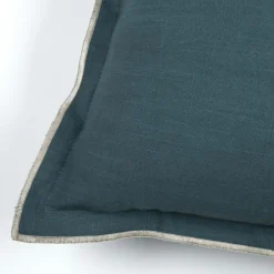 STOF Coussin carré coton (45 x 45 cm) Helios Bleu Clearance