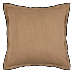STOF Coussin carré coton (45 x 45 cm) Helios Camel Hot
