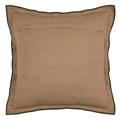 STOF Coussin carré coton (45 x 45 cm) Helios Camel Hot