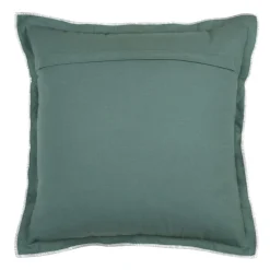 STOF Coussin carré coton (45 x 45 cm) Helios Vert Hot