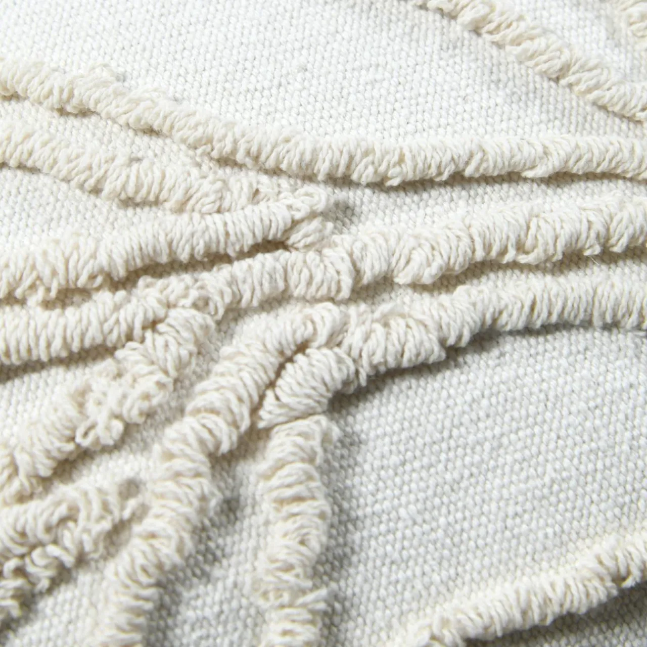 STOF Coussin carré coton (40 x 40 cm) Hemera Beige Naturel Outlet