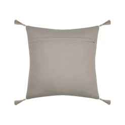 STOF Coussin carré coton (40 x 40 cm) Hemera Ecru Clearance