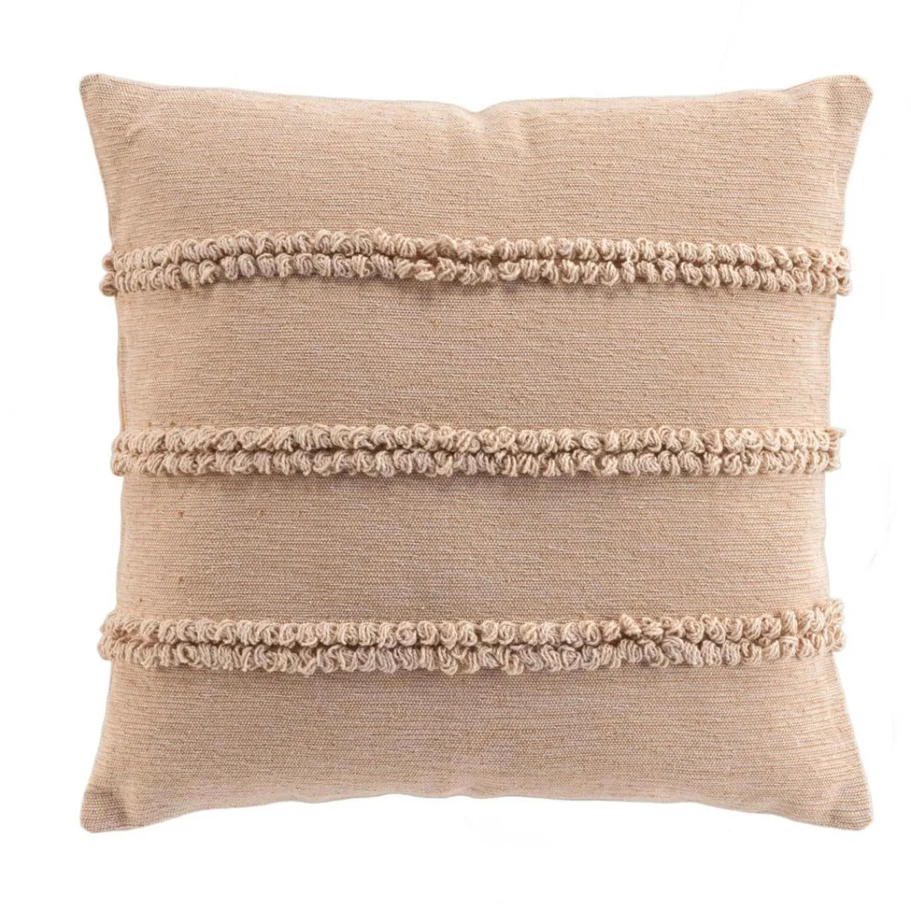 douceur d'intu017drieur Coussin carré coton (45 x 45 cm) Hilary Beige Discount