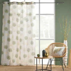 douceur d'intu017drieur Coussin carré coton (40 x 40 cm) Lotus Vert Outlet