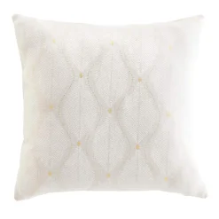 douceur d'intu017drieur Coussin carré coton (45 x 45 cm) Maho Blanc Best