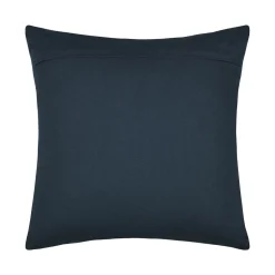 STOF Coussin carré coton (45 x 45 cm) Maritime Bleu marine New