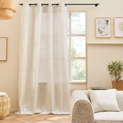 douceur d'intu017drieur Coussin carré coton (45 x 45 cm) Naya Beige New