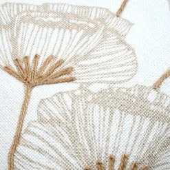 STOF Coussin carré coton (45 x 45 cm) Oriana Ecru Clearance