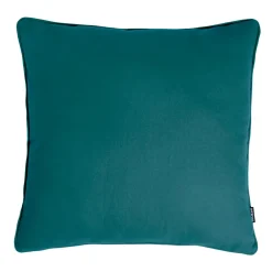 EMINZA Coussin carré coton (60 x 60 cm) Pixel Bleu canard Clearance