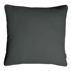 EMINZA Coussin carré coton (60 x 60 cm) Pixel Gris Anthracite Online