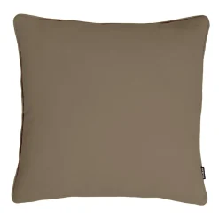 EMINZA Coussin carré coton (60 x 60 cm) Pixel Taupe Outlet