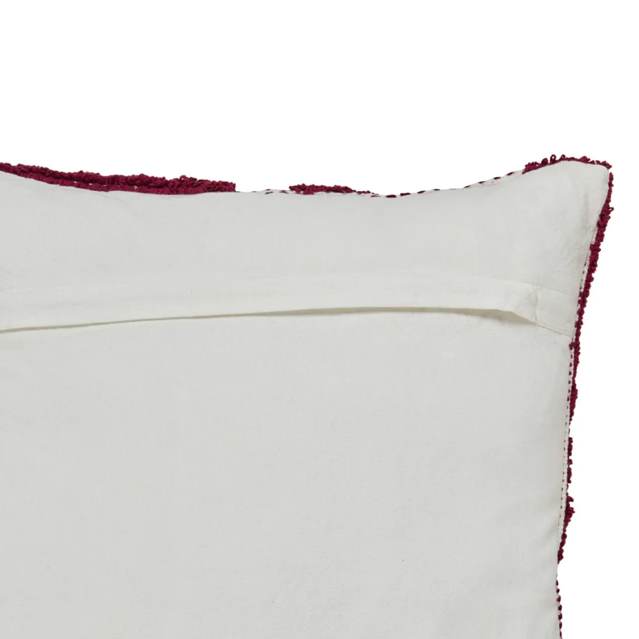 Atmosphera, cru017dateur d'intu017drieur Coussin carré coton (50 x 50 cm) Poppy Violet Online