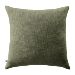 L'EFFET PAPILLON Coussin carré coton (60 x 60 cm) Sixtine Vert romarin Sale