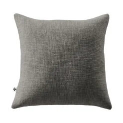 L'EFFET PAPILLON Coussin carré coton (45 x 45 cm) Sixtine Gris ardoise Gris foncé