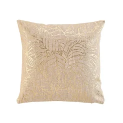 douceur d'intu017drieur Coussin carré coton (40 x 40 cm) Solea Or Discount