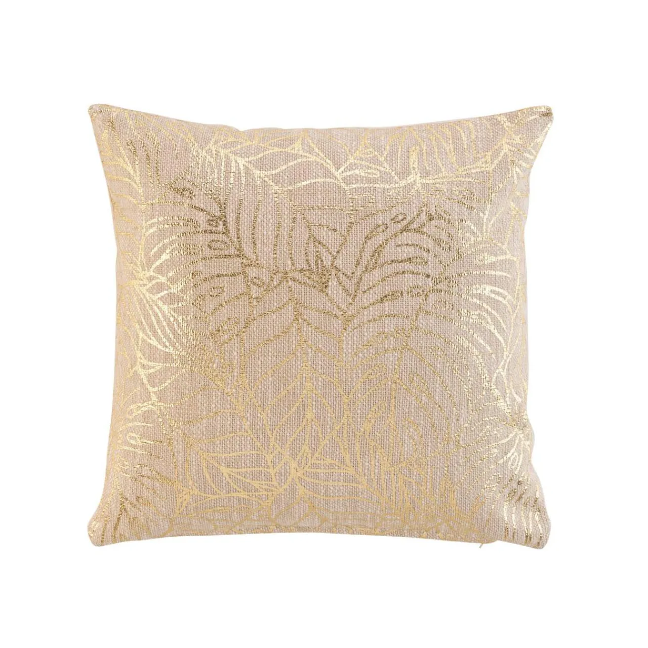 douceur d'intu017drieur Coussin carré coton (40 x 40 cm) Solea Or Discount