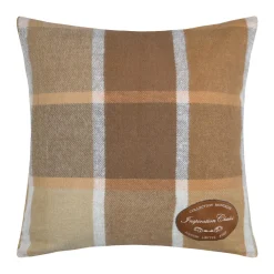STOF Coussin carré en coton (45 x 45 cm) Wildforest Camel Hot