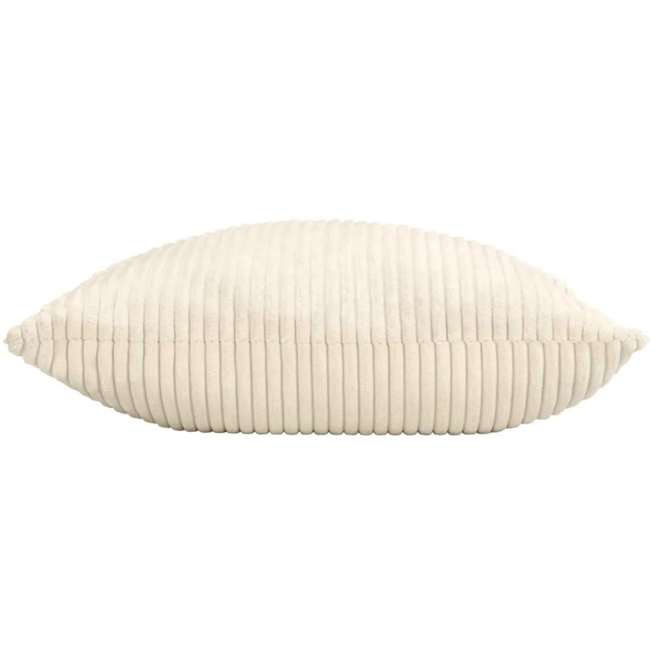 douceur d'intu017drieur Coussin carré en flanelle relief (45 x 45 cm) Nils Ecru Hot