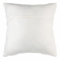 ATMOSPHERA Coussin carré fausse fourrure (45 x 45 cm) Manoir Blanc Best
