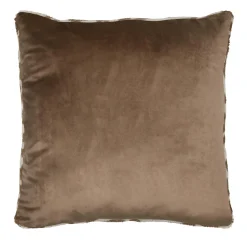 STOF Coussin carré fausse fourrure léopard (45 x 45 cm) Fauves Beige Clearance