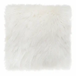 ATMOSPHERA Coussin carré fausse fourrure (40 x 40 cm) Oslo Ivoire Online