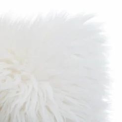 ATMOSPHERA Coussin carré fausse fourrure (40 x 40 cm) Oslo Ivoire Online