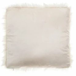 ATMOSPHERA Coussin carré fausse fourrure (40 x 40 cm) Oslo Ivoire Online