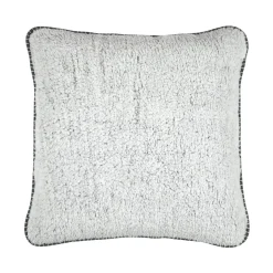STOF Coussin carré fausse fourrure (50 x 50 cm) Winston Gris New