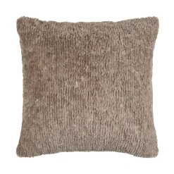 STOF Coussin carré fausse fourrure (45 x 45 cm) Timmy Taupe Best