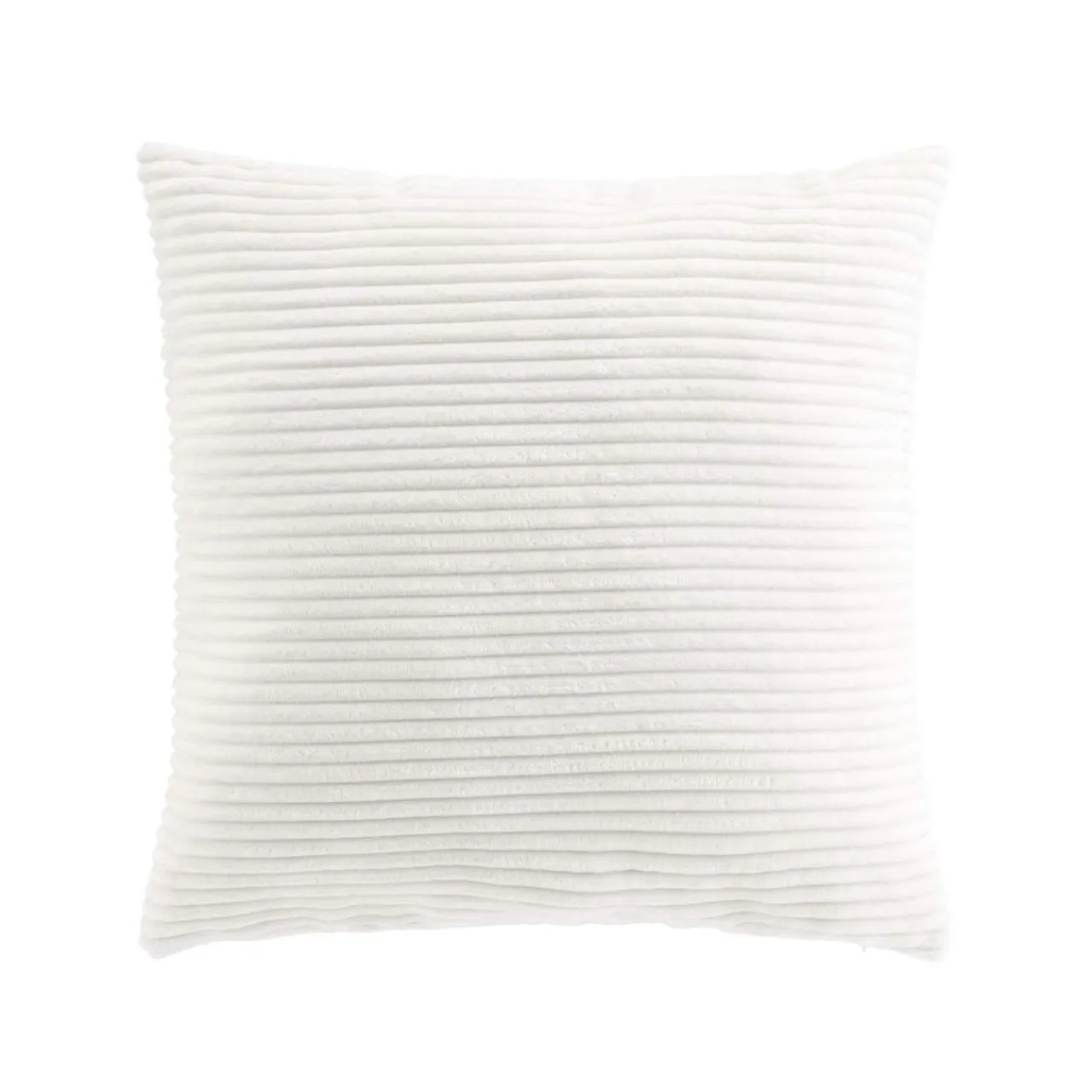 douceur d'intu017drieur Coussin carré flanelle relief (45 x 45 cm) Nils Blanc Online