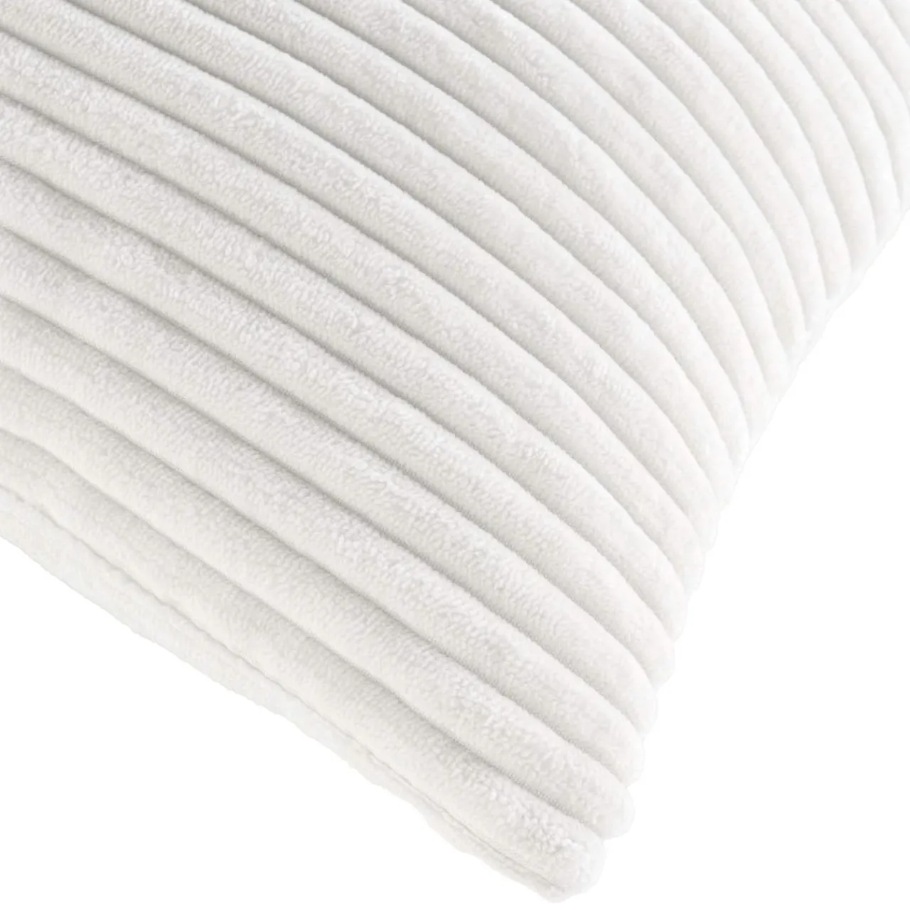 douceur d'intu017drieur Coussin carré flanelle relief (45 x 45 cm) Nils Blanc Online