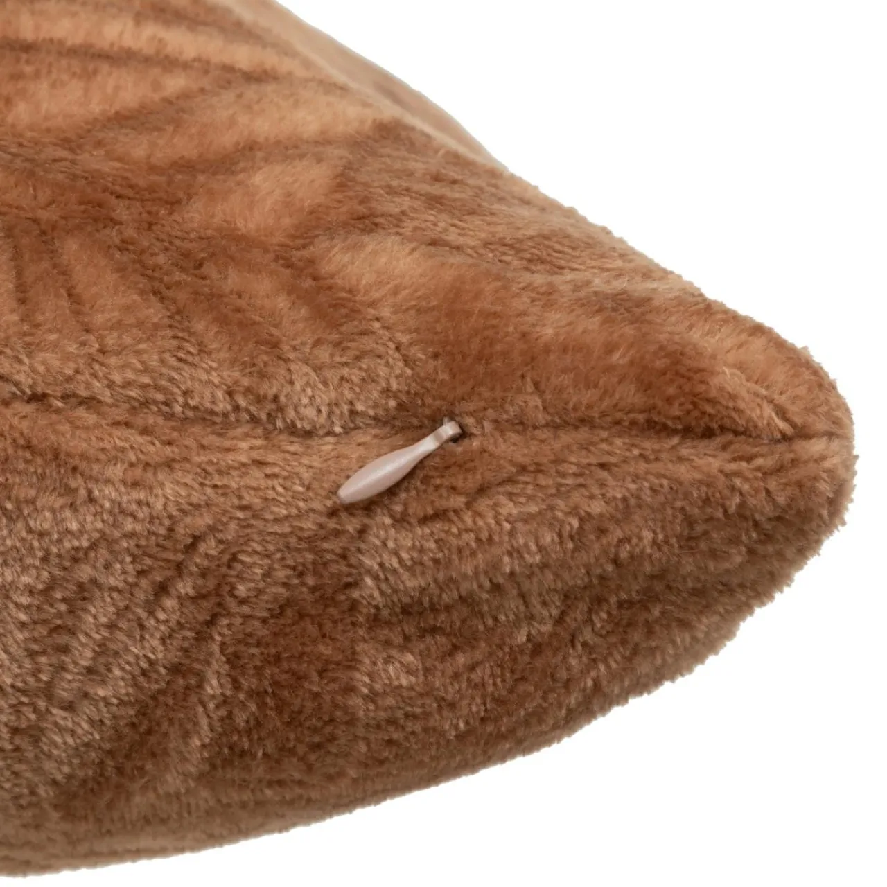 Atmosphera, cru017dateur d'intu017drieur Coussin carré flanelle (40 x 40 cm) Ryo Marron Best