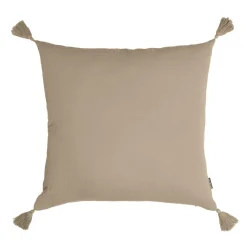 EMINZA Coussin carré gaze de coton (60 x 60 cm) Gaïa Ficelle