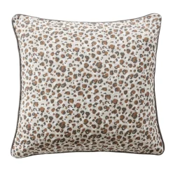 EMINZA Coussin carré gaze de coton (45 x 45 cm) Rosa Marron New