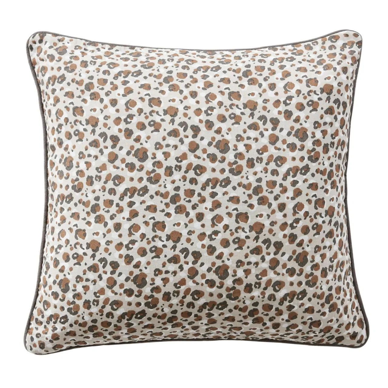 EMINZA Coussin carré gaze de coton (45 x 45 cm) Rosa Marron New