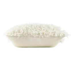 douceur d'intu017drieur Coussin carré imitation fourrure (45 x 45 cm) Mouton Ecru Clearance