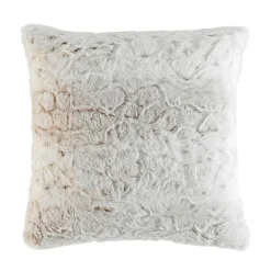 douceur d'intu017drieur Coussin carré imitation fourrure (45 x 45 cm) Alaska Ecru Outlet